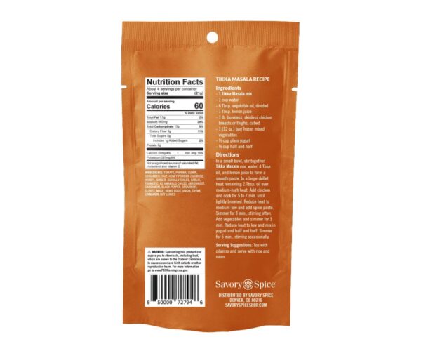 Savory Spice Tikka Masala Spice - Image 2